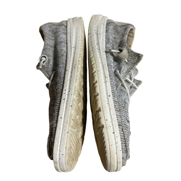 Hey Dude Wendy Comfort Shoes Womens Size 5 Stretch Cloud Gray - Picture 6 of 9
